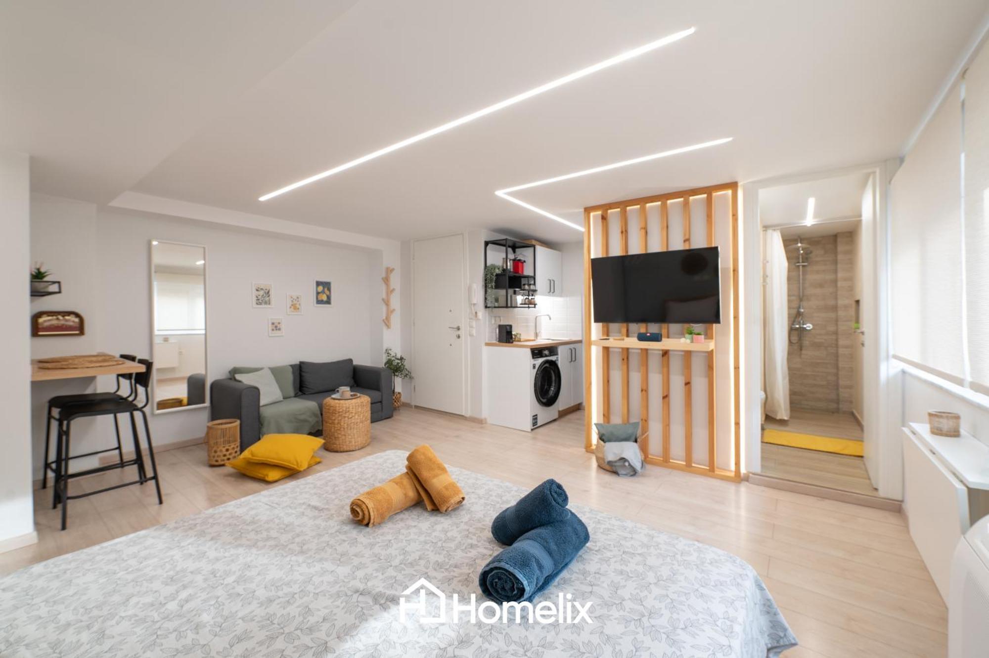 Roomaki - New & Stylish Studio In The Center With Parking Chalkís Esterno foto